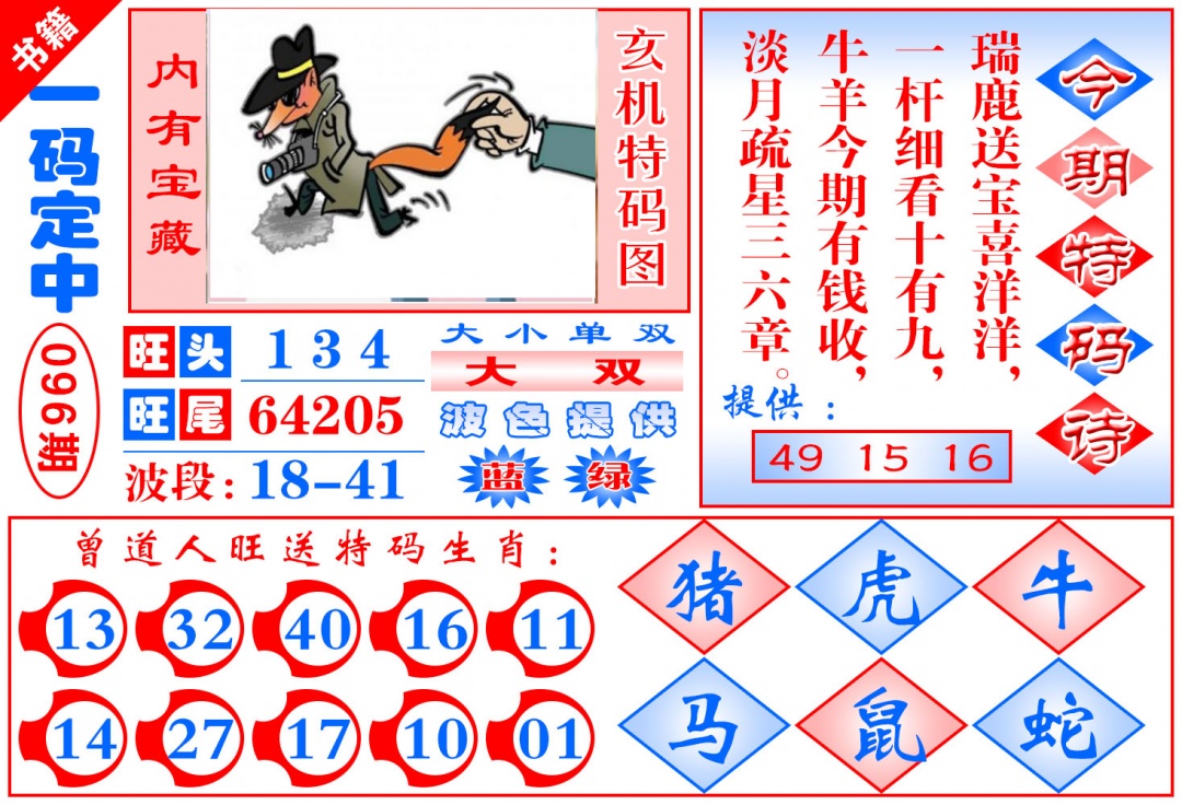 096期澳门定乾坤[图]