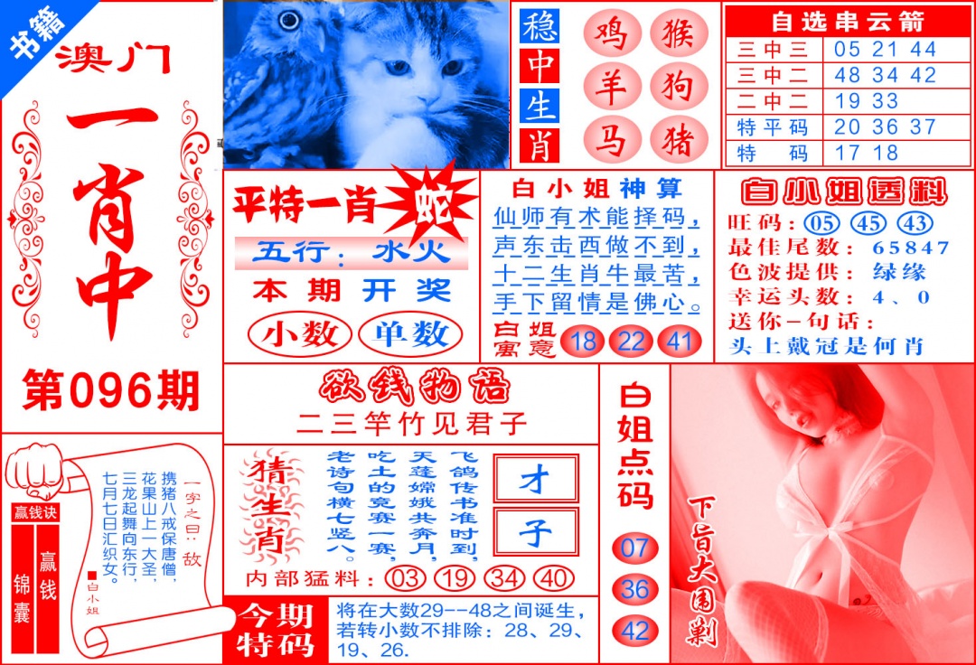 096期澳门锦囊宝典[图]