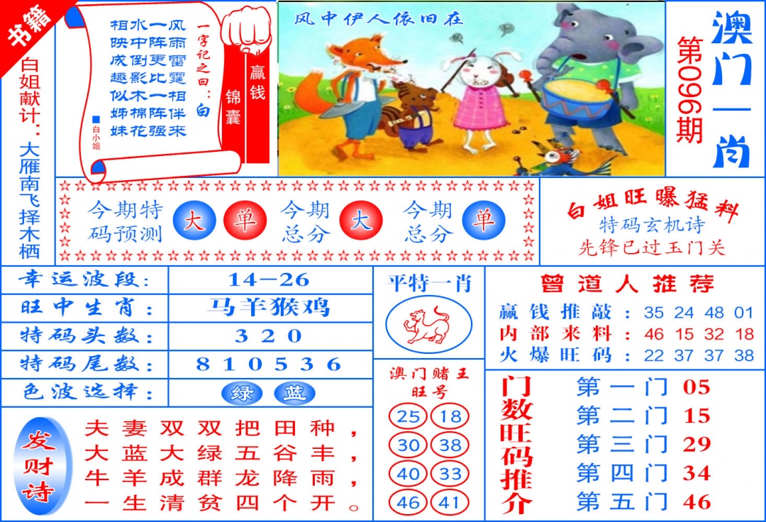 096期澳门东北虎[图]