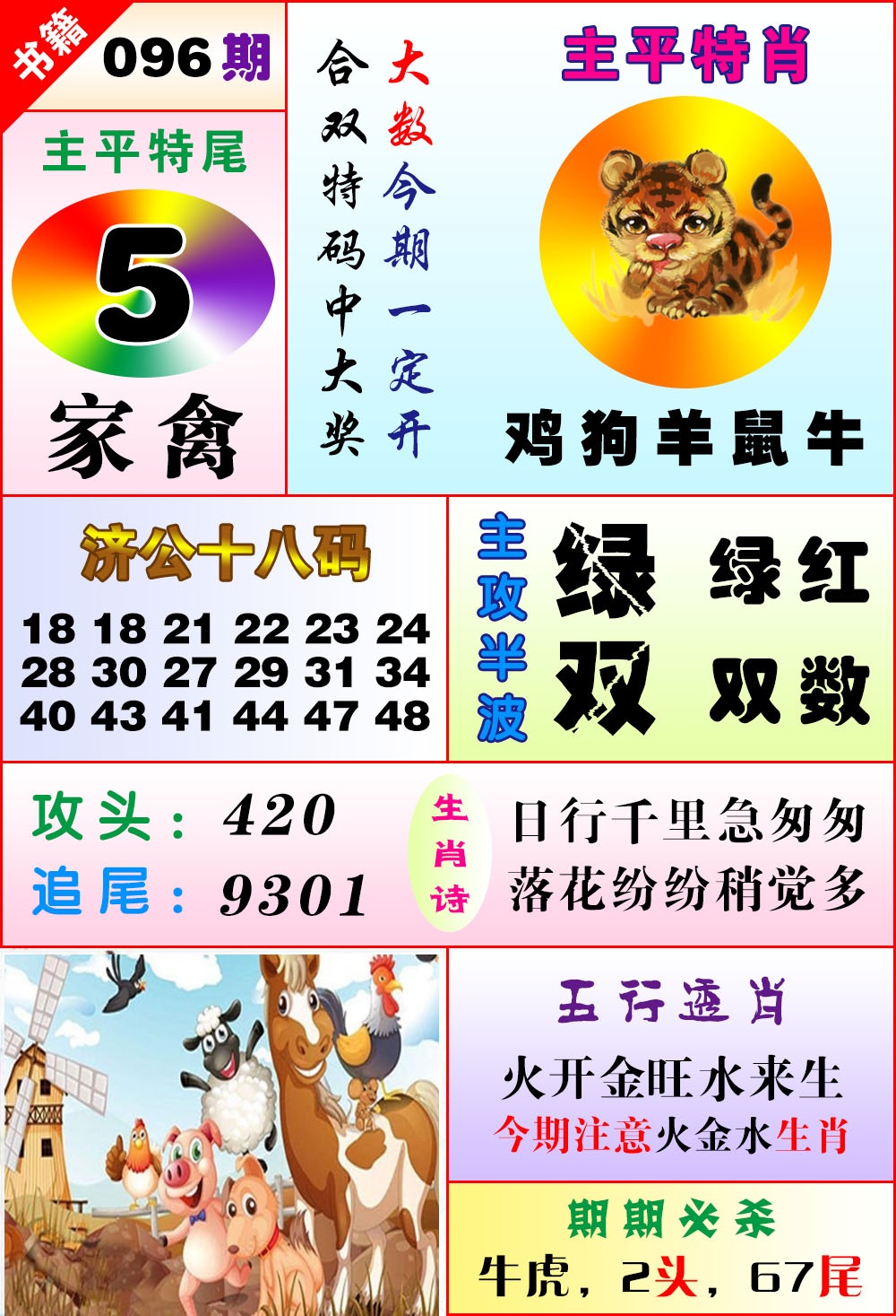 096期澳门狗头铡[图]